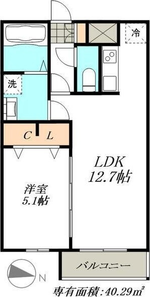 Cherim桜本町Legacyの間取り