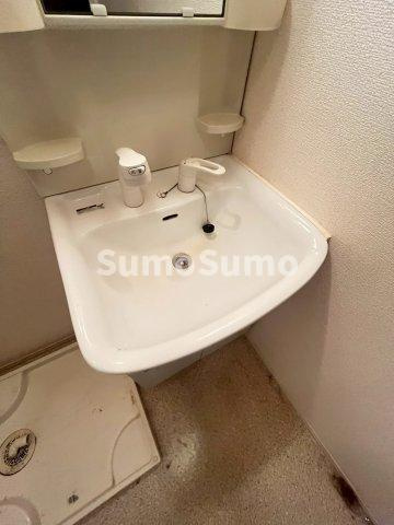セジュール姫島Ⅱの洗面所|明るい洗面所です