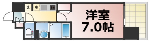 【間取り】 | Luxe大阪城南　仲介手数料無料