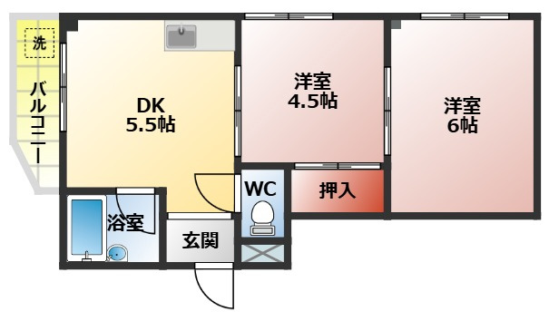 プチメゾン香里園の間取り