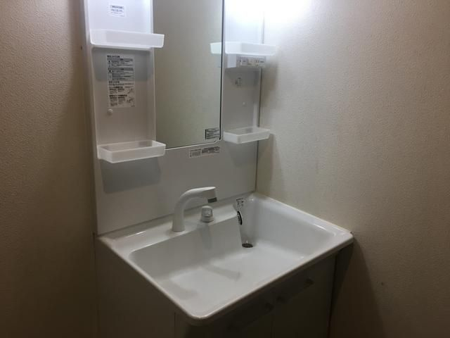 アルファコートの洗面所