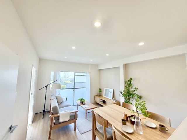 四観音住宅　209号室の居間・リビング