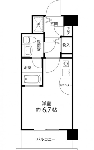サンセール与野本町の間取り