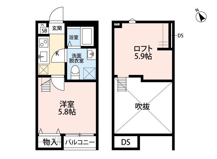 KAHALE東大宮の間取り