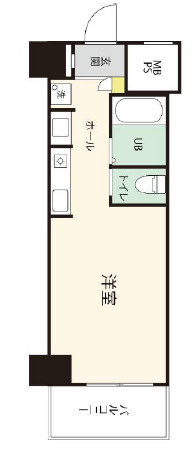 ダイアパレス東神田の間取り|間取りです。