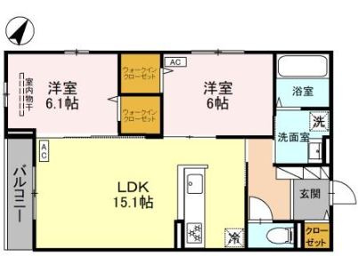 【間取り】 | East Hills（イーストヒルズ）
