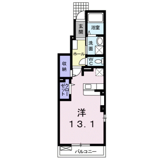 【間取り】 | プチ・プランタン　Ⅵ