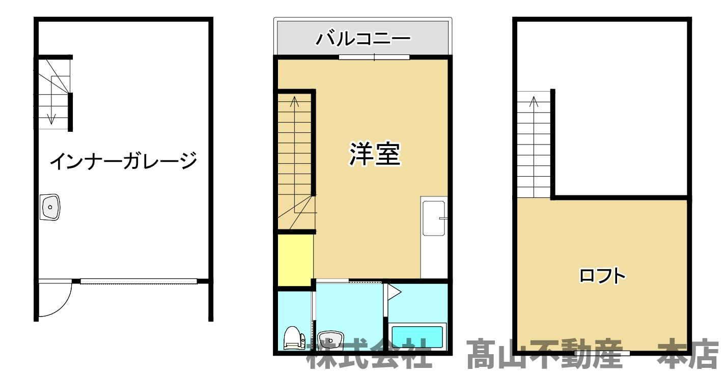 ガレージハウス旭台の間取り