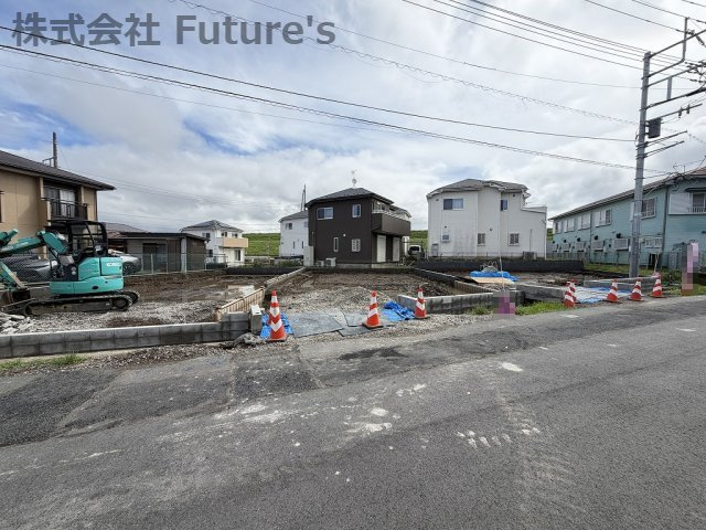 三郷市新和2丁目　新築戸建　全3棟　1号棟の外観|現地の写真になります。