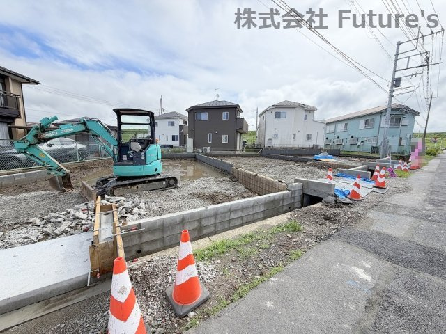 三郷市新和2丁目　新築戸建　全3棟　1号棟の外観|現地の写真になります。