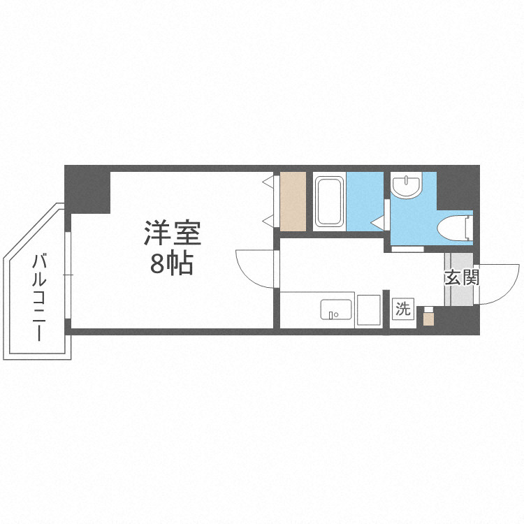 Park Lane Minamiの間取り