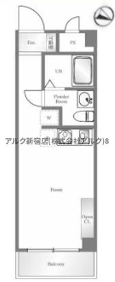 恒陽サンクレスト高円寺の間取り