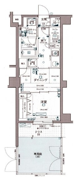 日神デュオステージ東向島の間取り|間取りです。