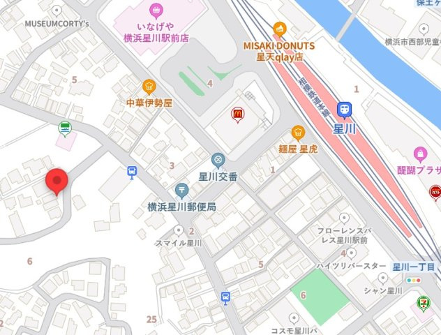 カプリージェの地図