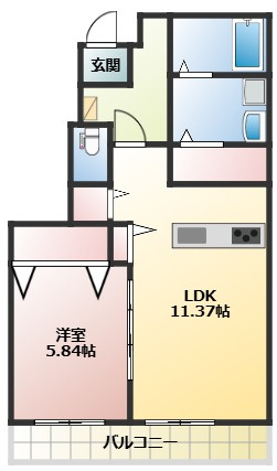 グレンツェンの間取り