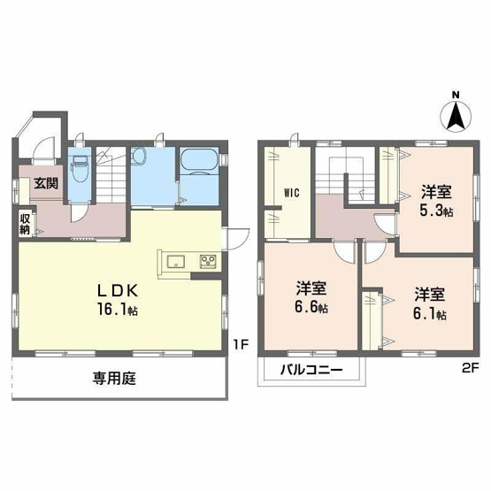 【間取り】 | ハーモニーコート余戸南 Ｃ