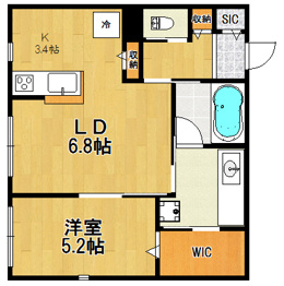 ベレッツァ南塚口の間取り