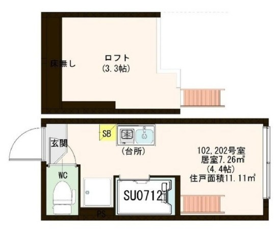 AVAND板橋の間取り