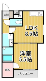 フジパレス西宮戎5番館の間取り