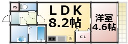 【間取り】 | フジパレス城東諏訪Ⅴ番館　仲介手数料無料
