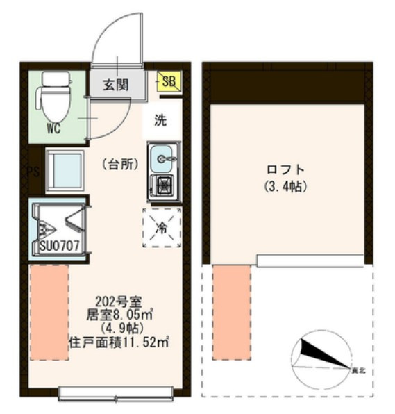 イル・レガーロ千川の間取り