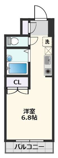 【間取り】 | カレッジハイツディグニティーⅡ