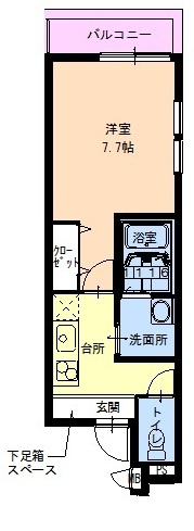 フジパレス杉本町Ⅵ番館の間取り