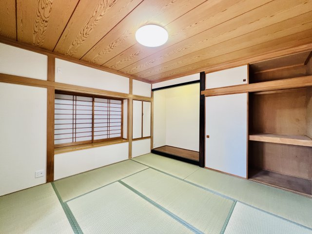 太田市由良町の和室|1階8帖和室は、フローリングが苦手な方にもおススメ◎