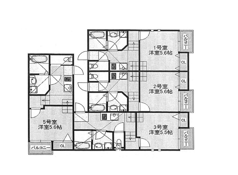 【間取り】 | CreoPrendre箱崎駅前 | 広さや収納の配置など、ぜひご確認ください。