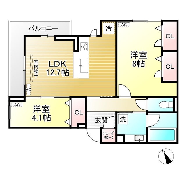 CASA de MaNa 吉祥寺の間取り
