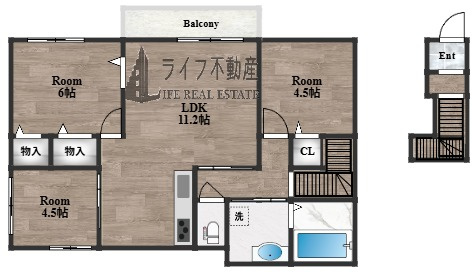 ノールヴィラージュ ドゥの間取り