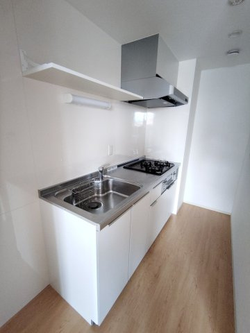 GARDEN HOUSE 大谷町Ⅱのキッチン|コンパクトなキッチンで掃除もラクラク