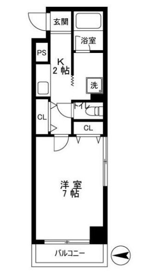 【間取り】 | エクセレンス志村２