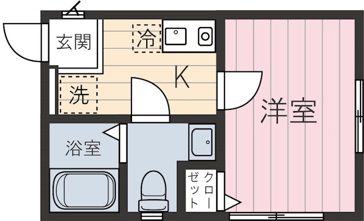 チャルテ西早稲田Ⅱの間取り|間取りです。