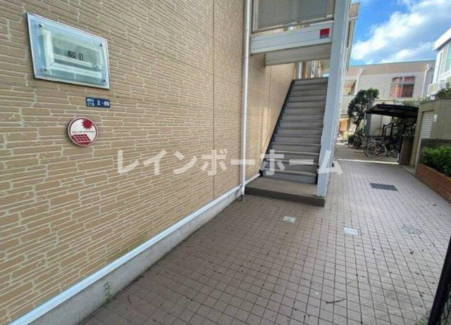 レオパレス桜Ⅱのエントランス