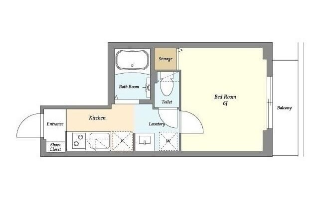 Ｃａｓａ　ｄｅ　Ｐａｚ　Ｋａｍａｔａの間取り|間取りです。