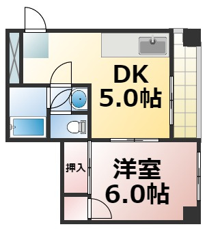 【間取り】 | リベルテ今里　仲介手数料無料