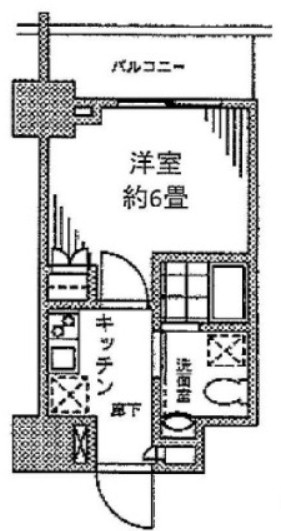 カスタリア門前仲町Ⅱの間取り|間取りです。