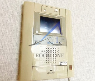 カーサ・アカマのセキュリティ|モニター付きインターホンです。