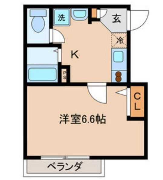 フォンティーヌの間取り|間取りです。