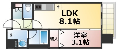 【間取り】 | C.COLORⅢ　仲介手数料無料