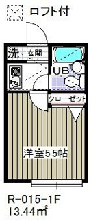 【間取り】 | ローズアパート１５番館(R-015)