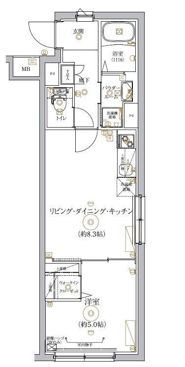 RELUXIA大塚の間取り|間取りです。