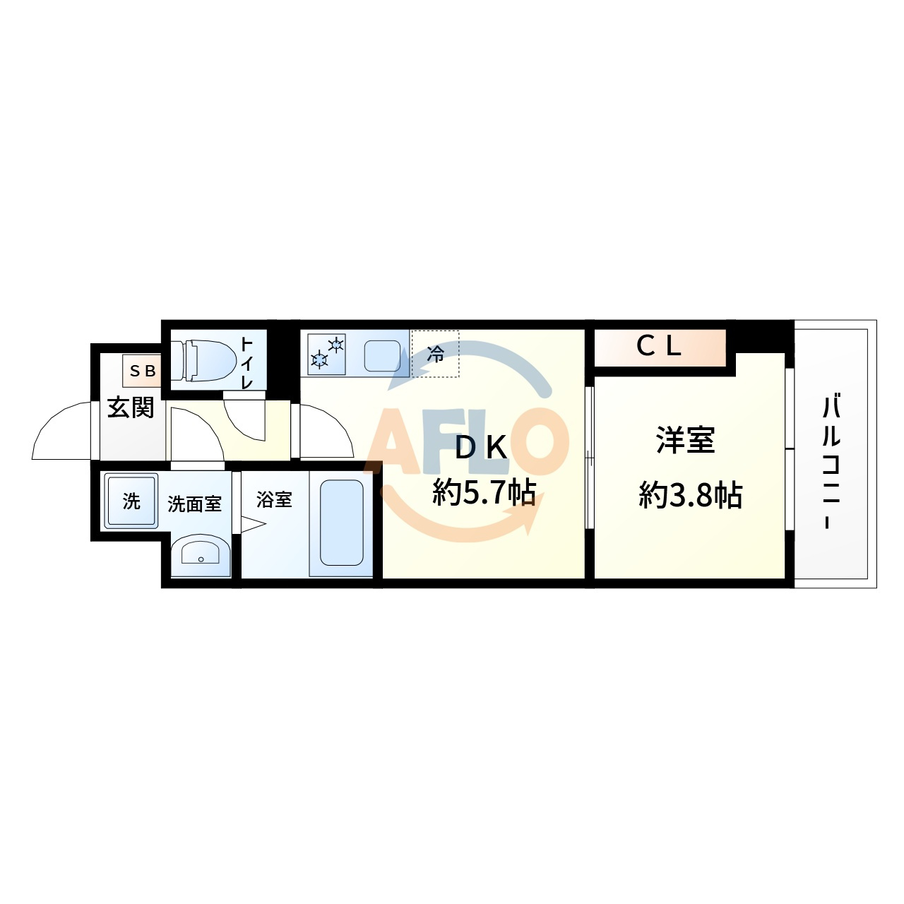 アルカ九条の間取り|ARCA九条　間取り