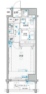 【間取り】 | パークウェル浅草弐番館 | 間取りです。