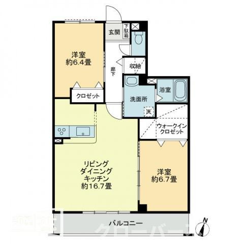 フォブールインフィニⅠの間取り|間取図