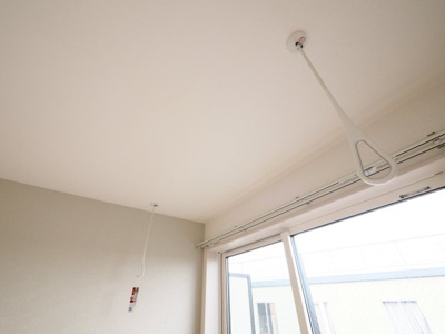 【内装】 | コルディアルマン貫井 | 雨の日でも安心の室内物干し付
