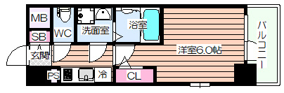 【間取り】 | エスリード弁天町桜通レジデンス