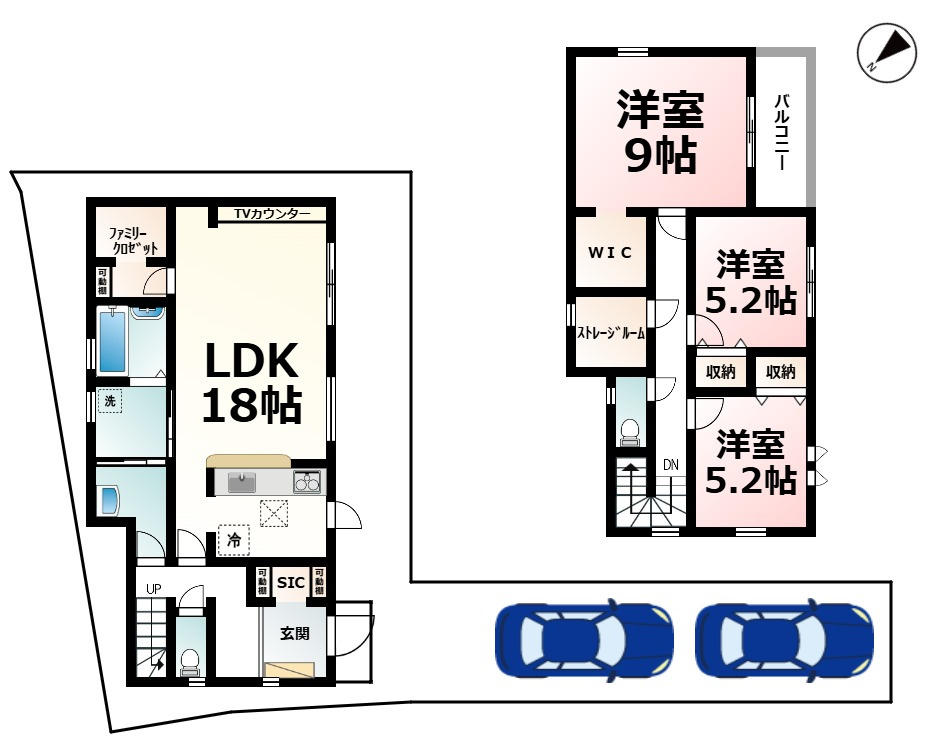 栗東市中沢３丁目 分譲２区画2号棟の画像