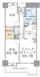【間取り】 | グランフラッツ北千住 | 間取りです。